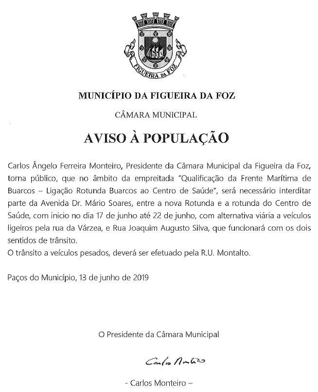 Aviso à População 
