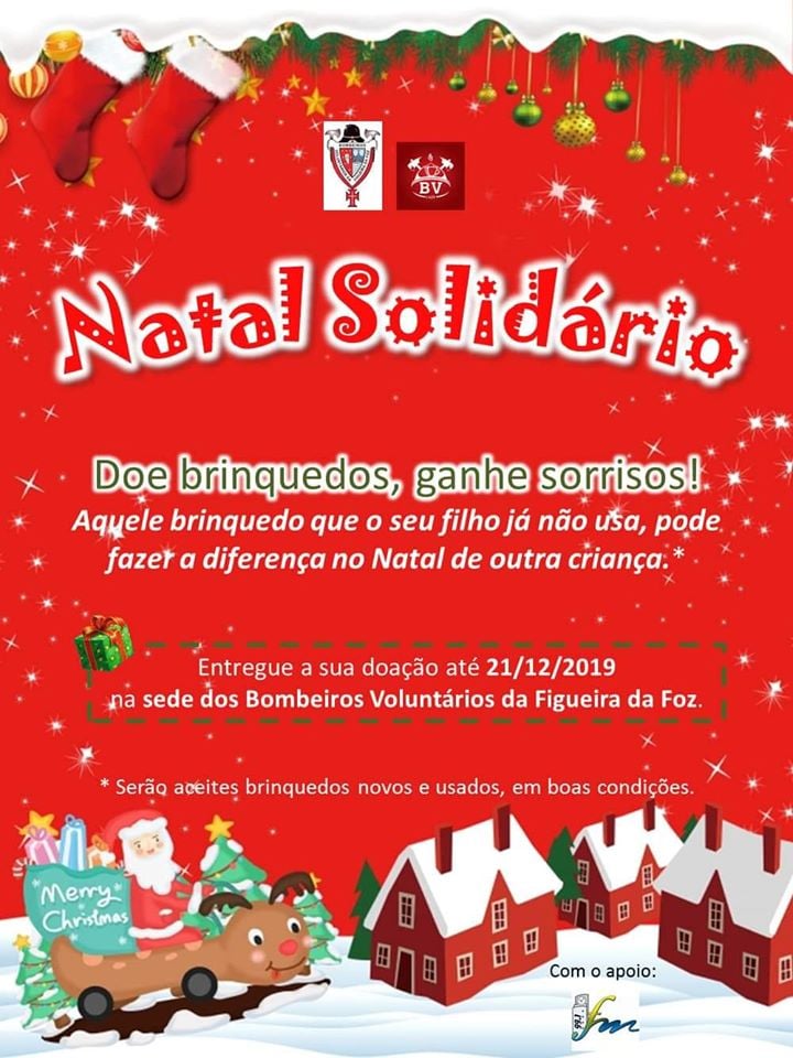 Natal Solidário nos Bombeiros Voluntários da Figueira da Foz