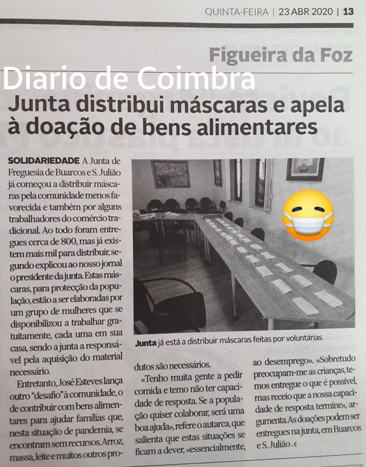 Distribuição de Máscaras à Comunidade