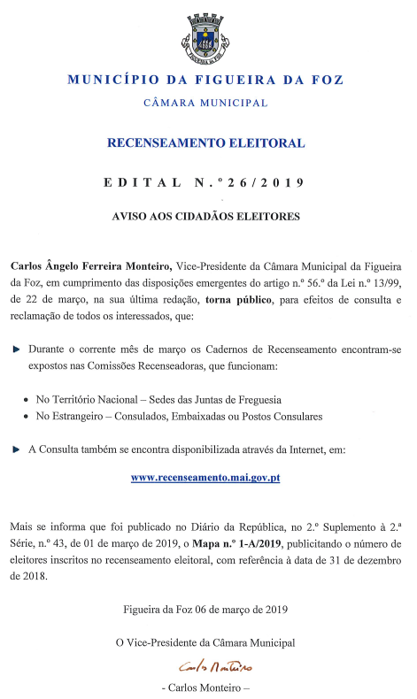 Recenseamento Eleitoral