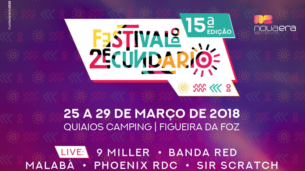 Voucher para o 15ª edição do Festival Secundário
