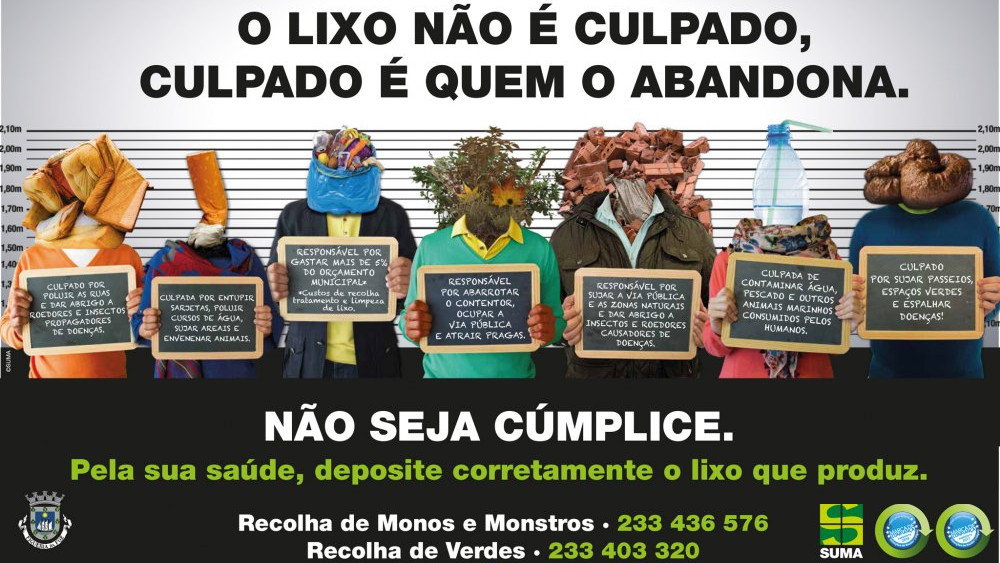 O lixo não é culpado