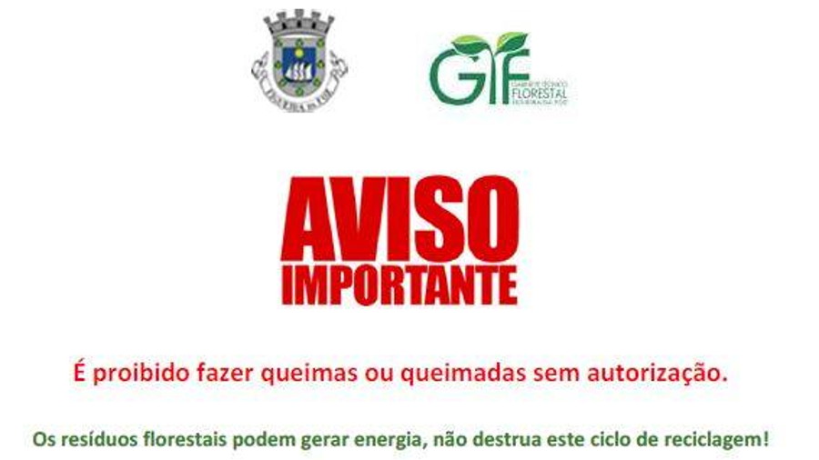 Edital - Aviso Recolha de Sobrantes