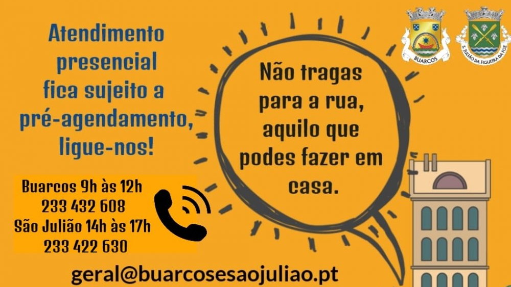 Ligue! Instalações da Junta de Freguesia fechadas