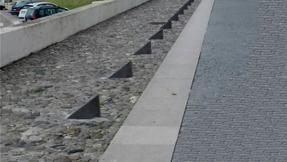 1ª Fase de intervenção na Muralha para controlar estacionamento abusivo já avançou