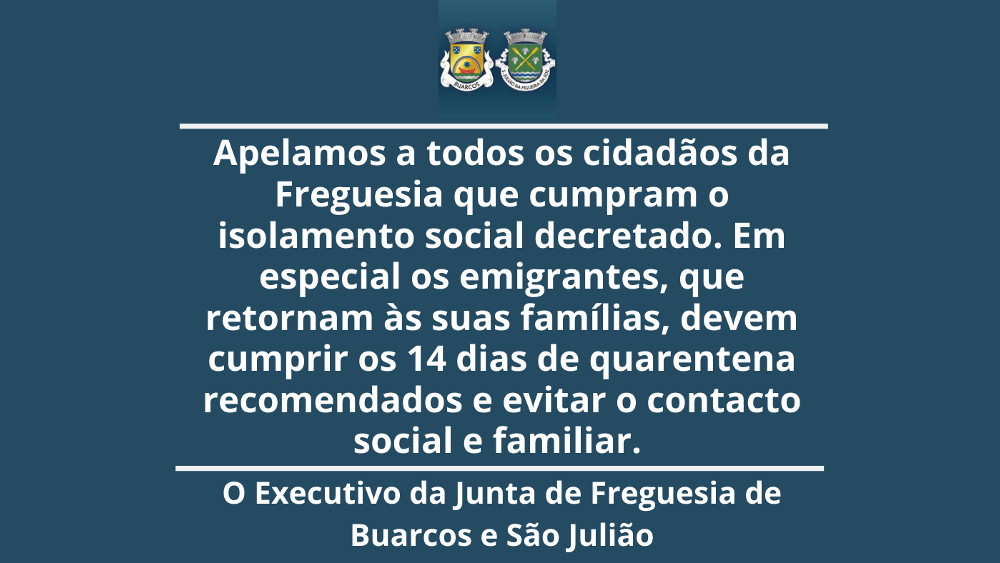 Apelo ao Isolamento Social