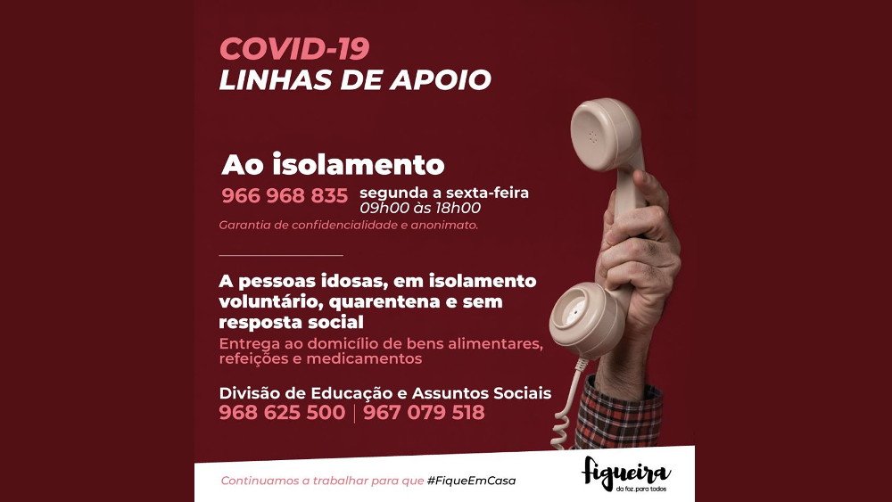 Covid-19 - Linhas de Apoio | Contacte-nos