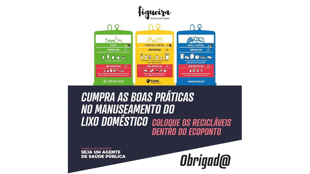 Cumpra as boas práticas | Manuseamento de lixo doméstico