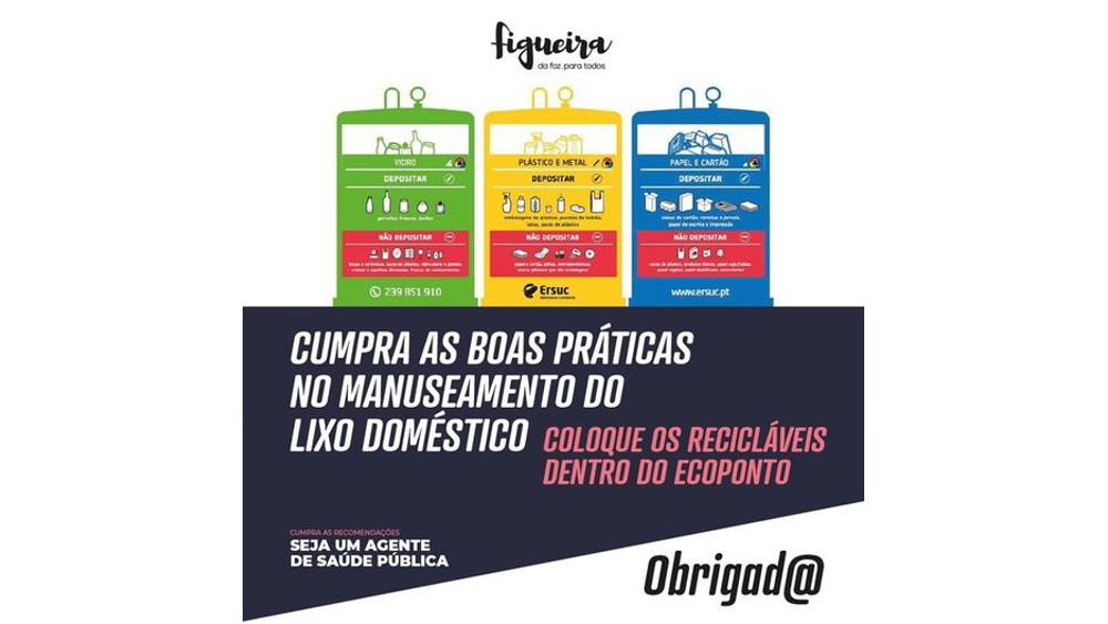 Cumpra as boas práticas no manuseamento do lixo