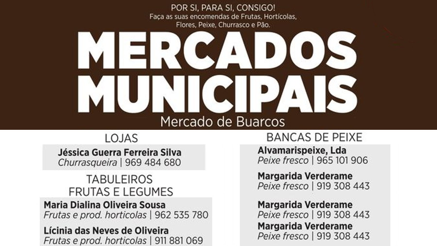 Mercado Municipal de Buarcos em funcionamento
