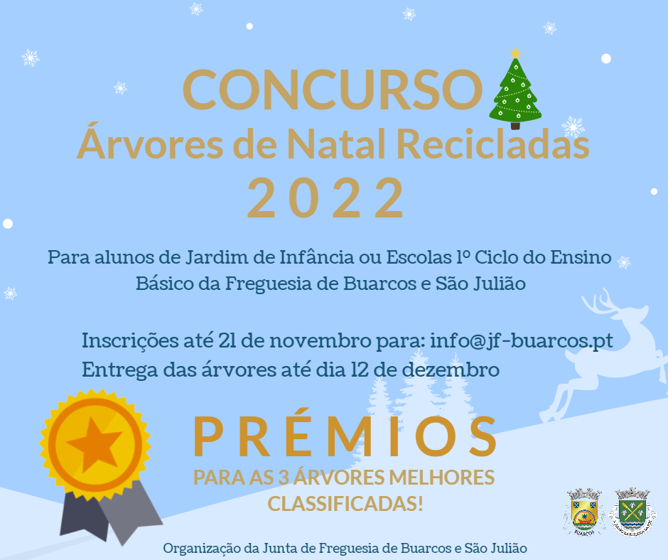 Concurso de Árvores de Natal Recicladas 2022